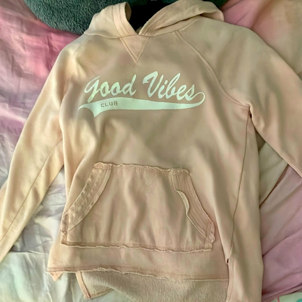 Girls pink sweater